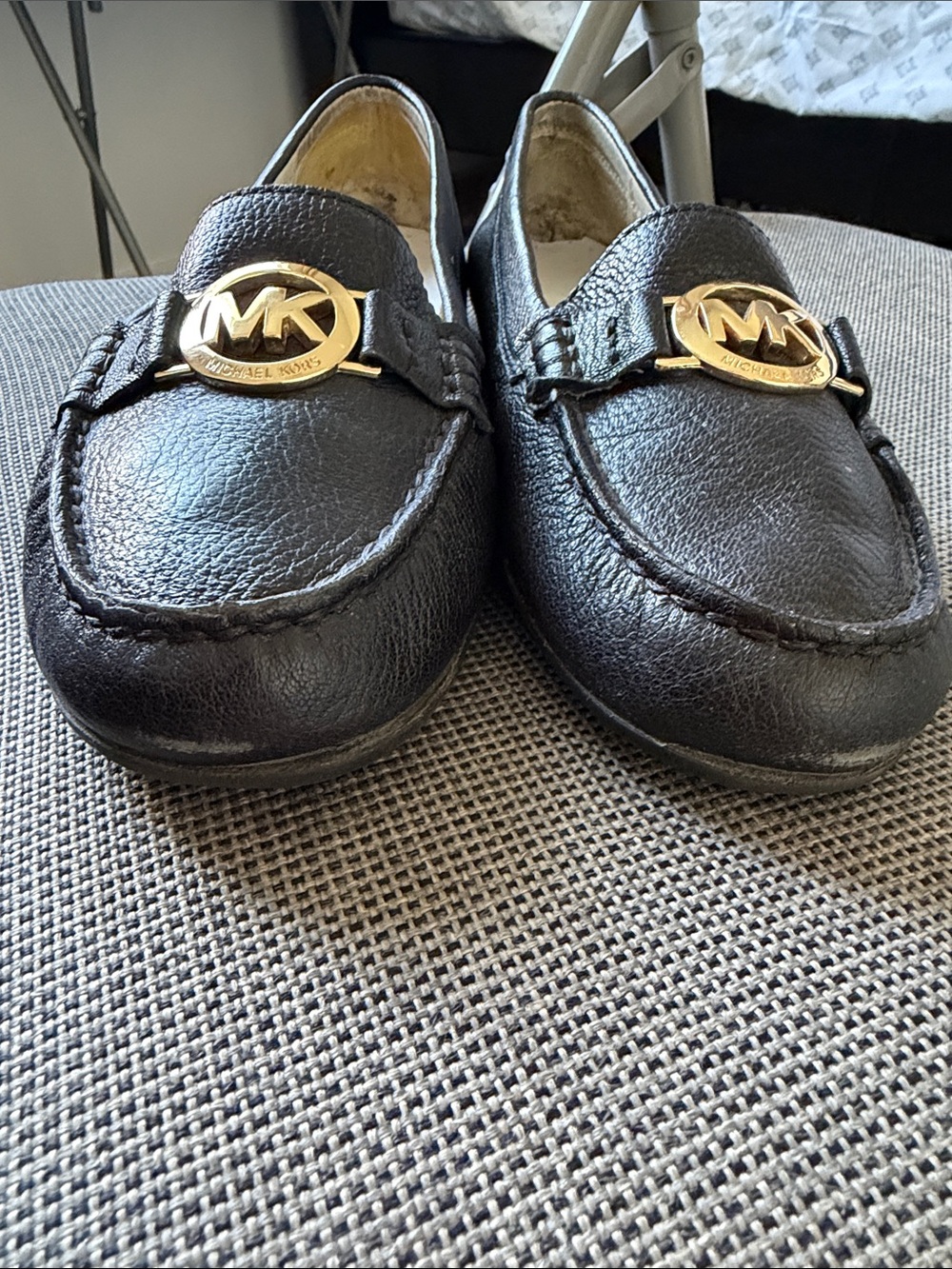 Michael Kors Black Leather Loafers – Size 8.5 - Picture 4 of 12